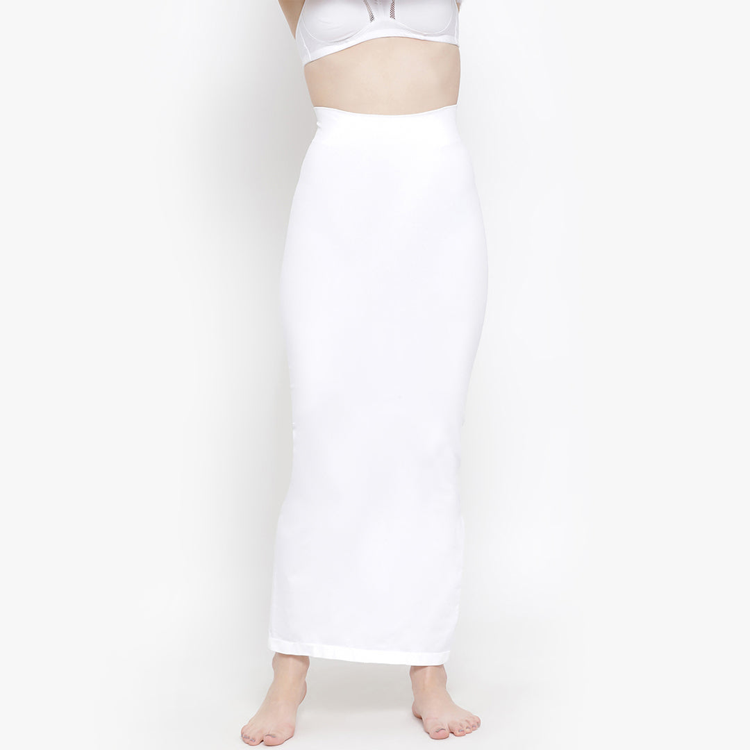 Softline Women's Saree Shapewear in polyamide and Elastane Fabric with an Elastic Waistband and Compressed Thigh Design