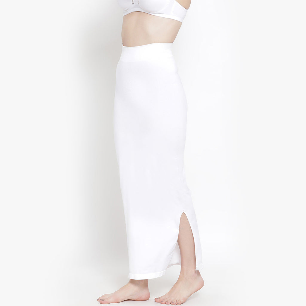 Softline Women's Saree Shapewear in polyamide and Elastane Fabric with an Elastic Waistband and Compressed Thigh Design