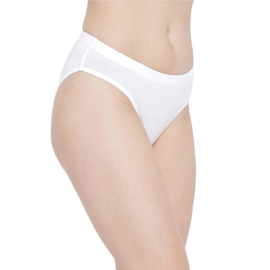 Softline 113 Plain High Rise Inner Elastic Panty Assorted Colour Pack Of 2