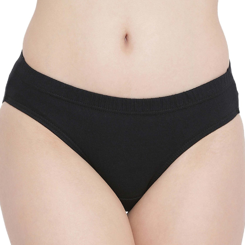 Softline 113 Plain High Rise Inner Elastic Panty Assorted Colour Pack Of 2
