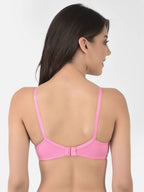 Softline Women's Non Padded Wire Free Bra in Cotton Stretch Fabric with Double Layered Cups Full Coverage, Elastic Straps, and Hook Closure (1054)