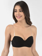 Softline Women's Padded Wired T-Shirt Bra in Cotton Stretch Fabric with Elastic Straps, Full Cup design, and Hook Closure (2060)