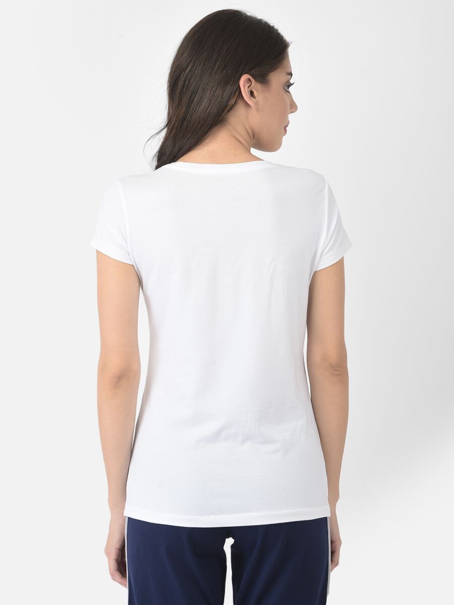 Softline Round Neck Stretch Women's Tees | 95% cotton and 5% spandex | Comfortable and Trendy
