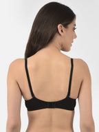 Softline Women's Padded Wire Free T-Shirt Bra in Cotton Stretch Fabric with Elastic Straps, Full Cup design, and Hook Closure (2059)
