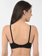 Softline Women's Non Padded Wire Free Bra in Cotton Stretch Fabric with Elastic Straps, Full Cup design, and Hook Closure (2055)