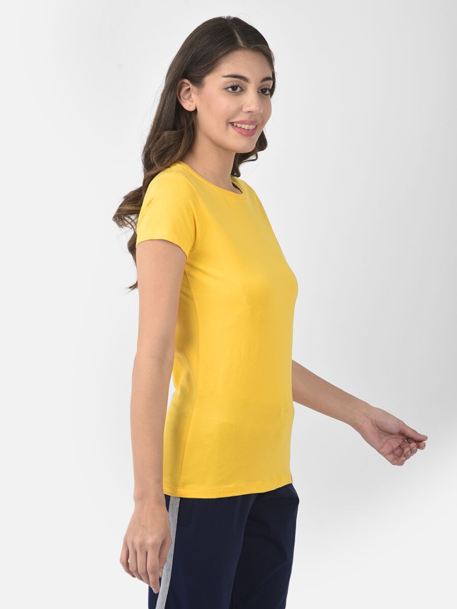 Softline Round Neck Stretch Women's Tees | 95% cotton and 5% spandex | Comfortable and Trendy