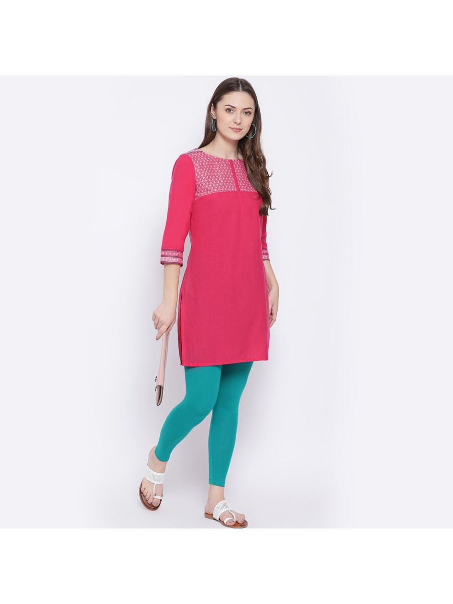 Softline 1006 Ankle Leggings  Plus Size Pack Of 1