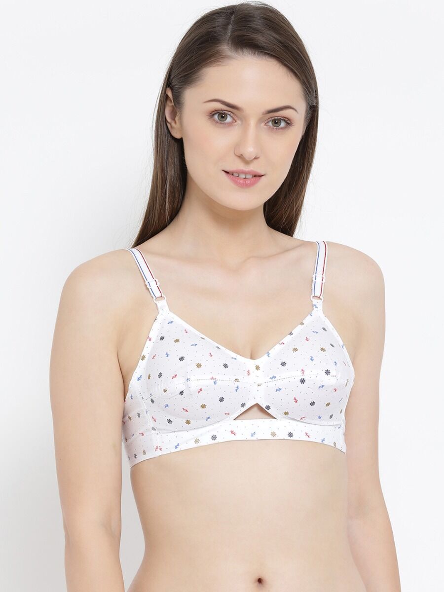 Softline Saloni Regular Cotton Comfort Bra White Pack Of 1