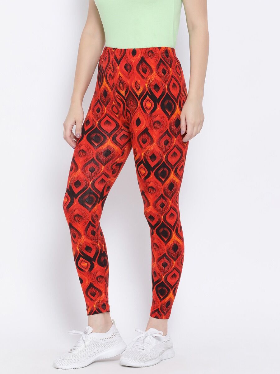 Softline 1004 Ankle Leggings Assorted Print Pack Of 1