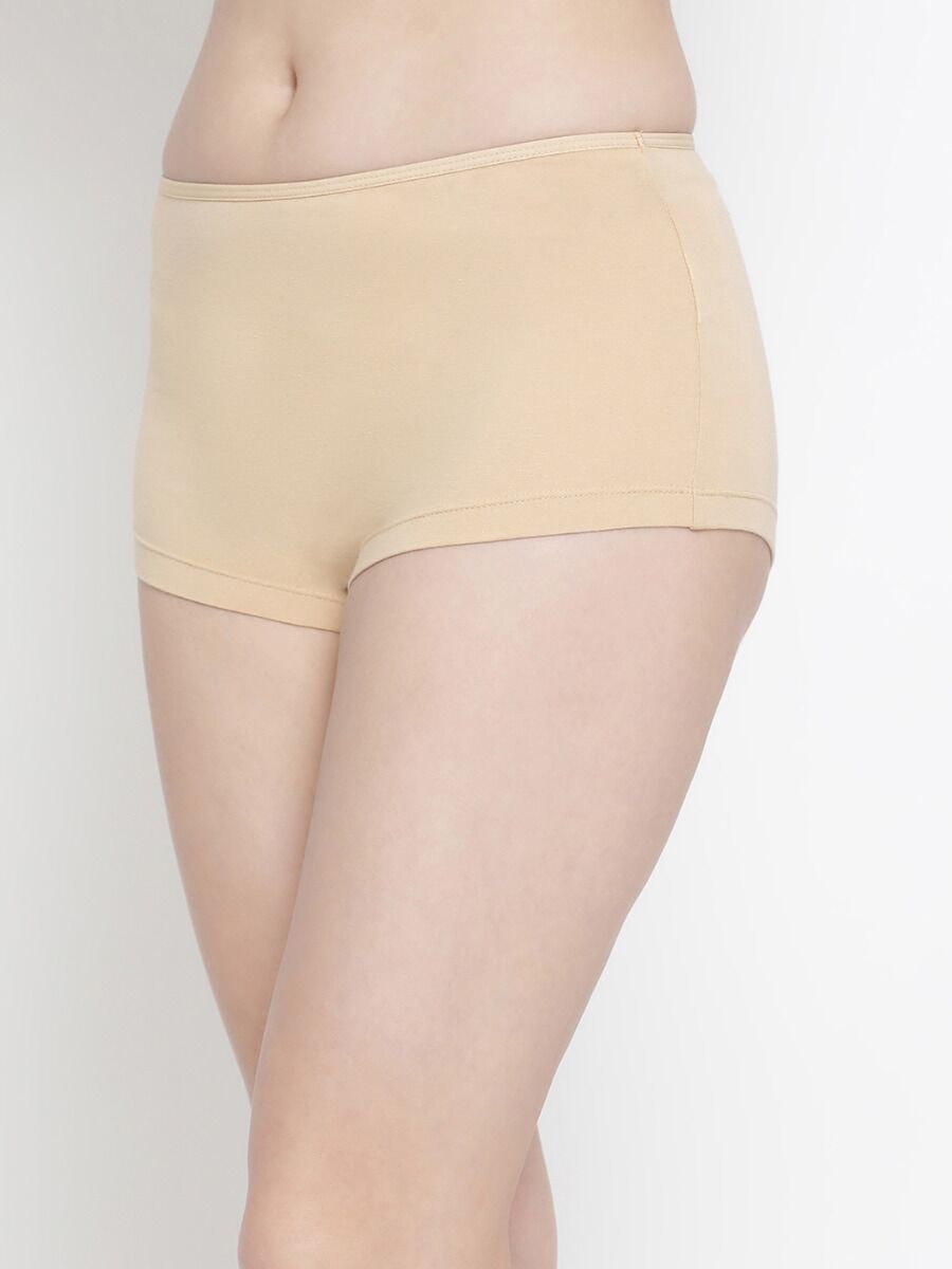 Softline 123 Outer Elastic Boyleg Shorts Assorted Colour Pack Of 2