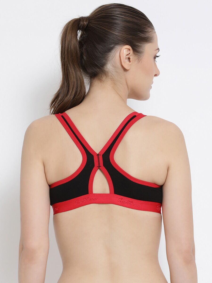 Softline Women's Soft Non Padded Wire free Bra in 100% Cotton Fabric with an Easy Slip-On Style