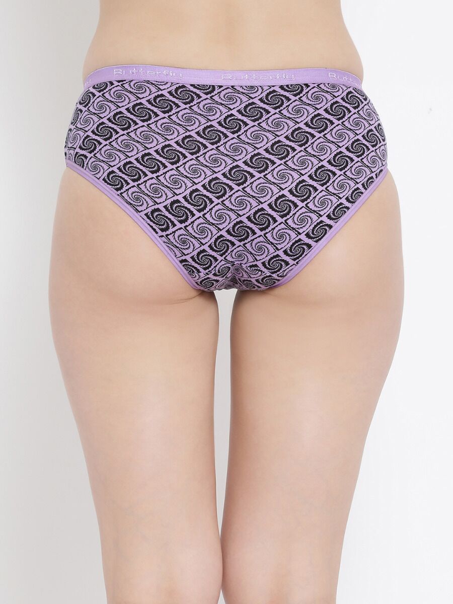 Softline 7600 Regular Outer Elastic Fit Panty Assorted Light Print Pack Of 3