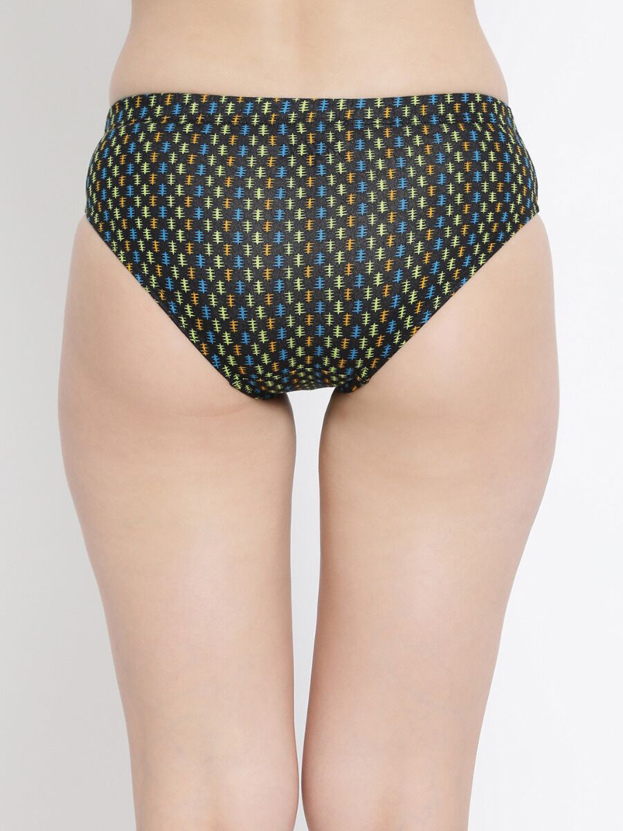 Softline 116 High Rise Inner Elastic Panty Assorted Print Pack Of 1