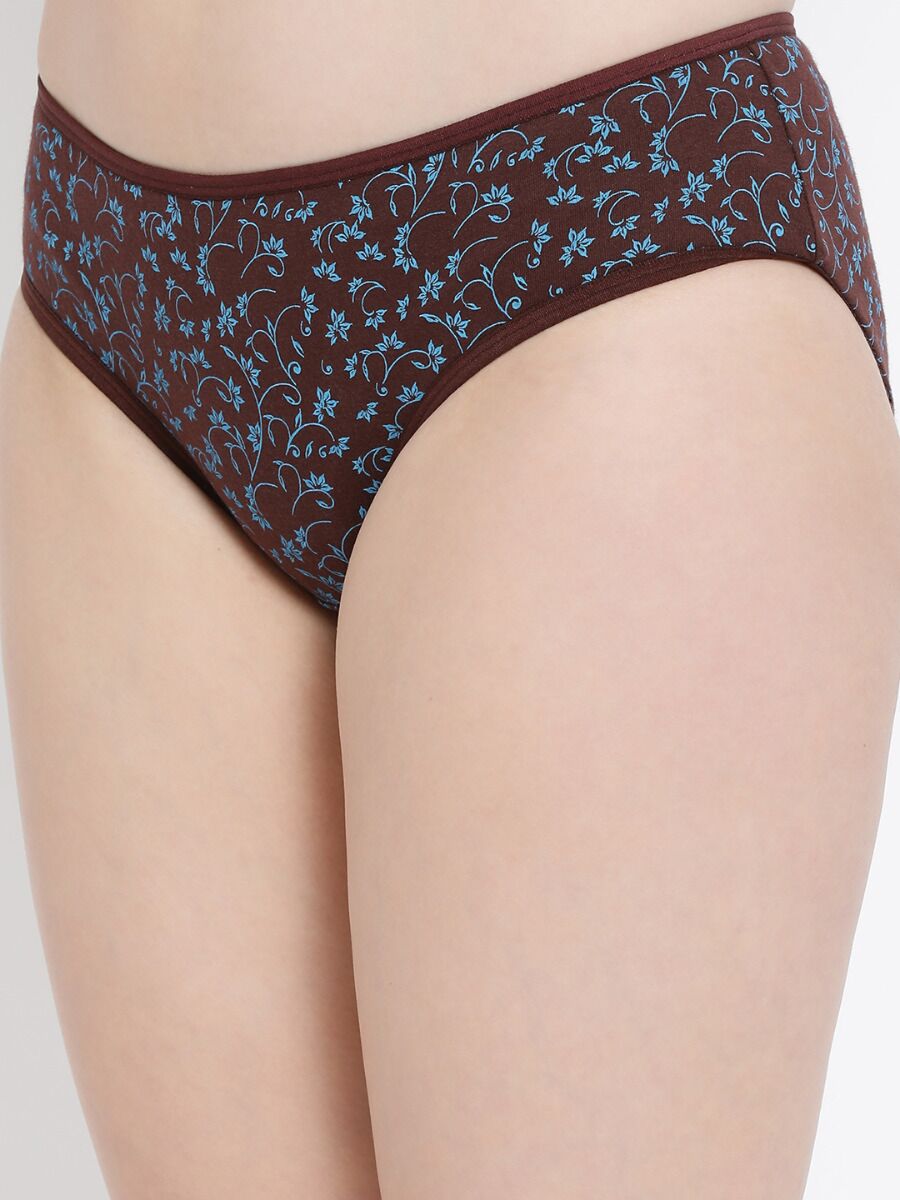 Softline 7400 Outer Elastic Folding Bikini Assorted Print Pack Of 3