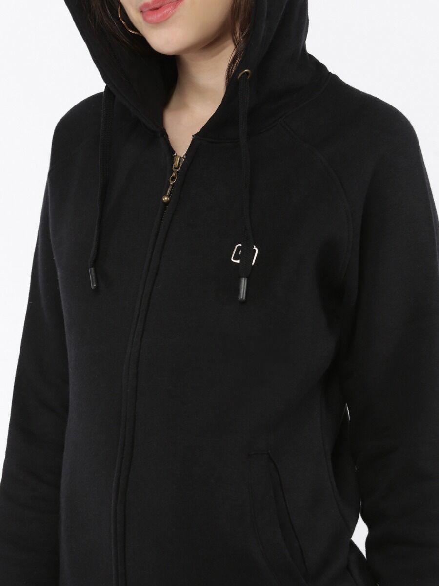 Softline SL3001 Women's Plain Hoodie Zip + Pack Of 1