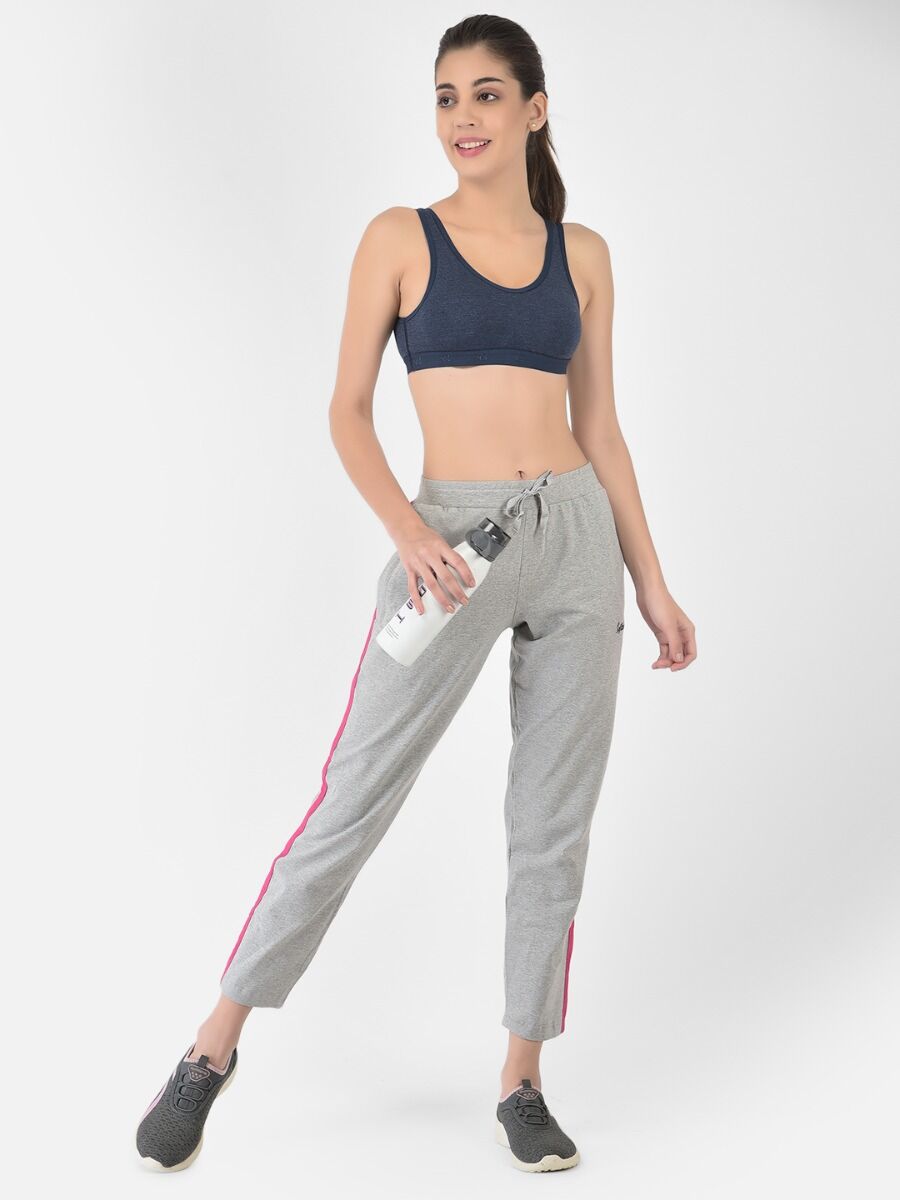 Softline Women's Non Padded Wire Free Sports T-Shirt Bra in Cotton Stretch Fabric with Full Cup Coverage, Broad Underband, Double Layered Cups, and Slip On Design.