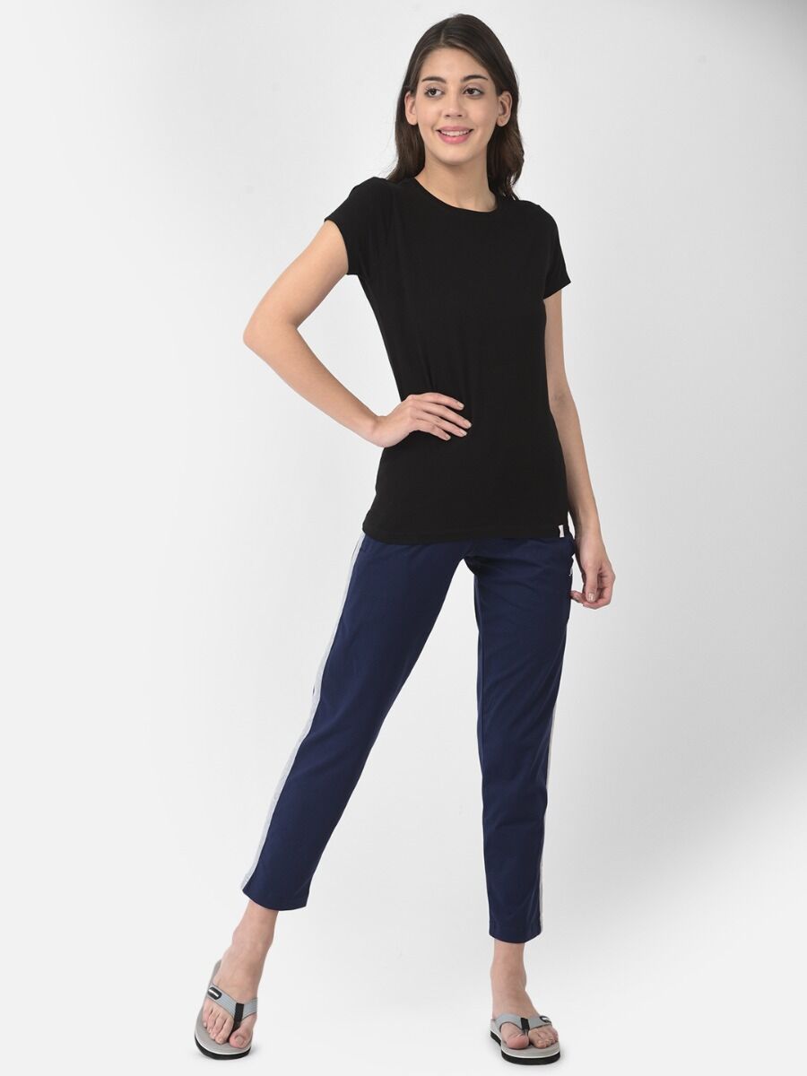 Softline Round Neck Stretch Women's Tees | 95% cotton and 5% spandex | Comfortable and Trendy
