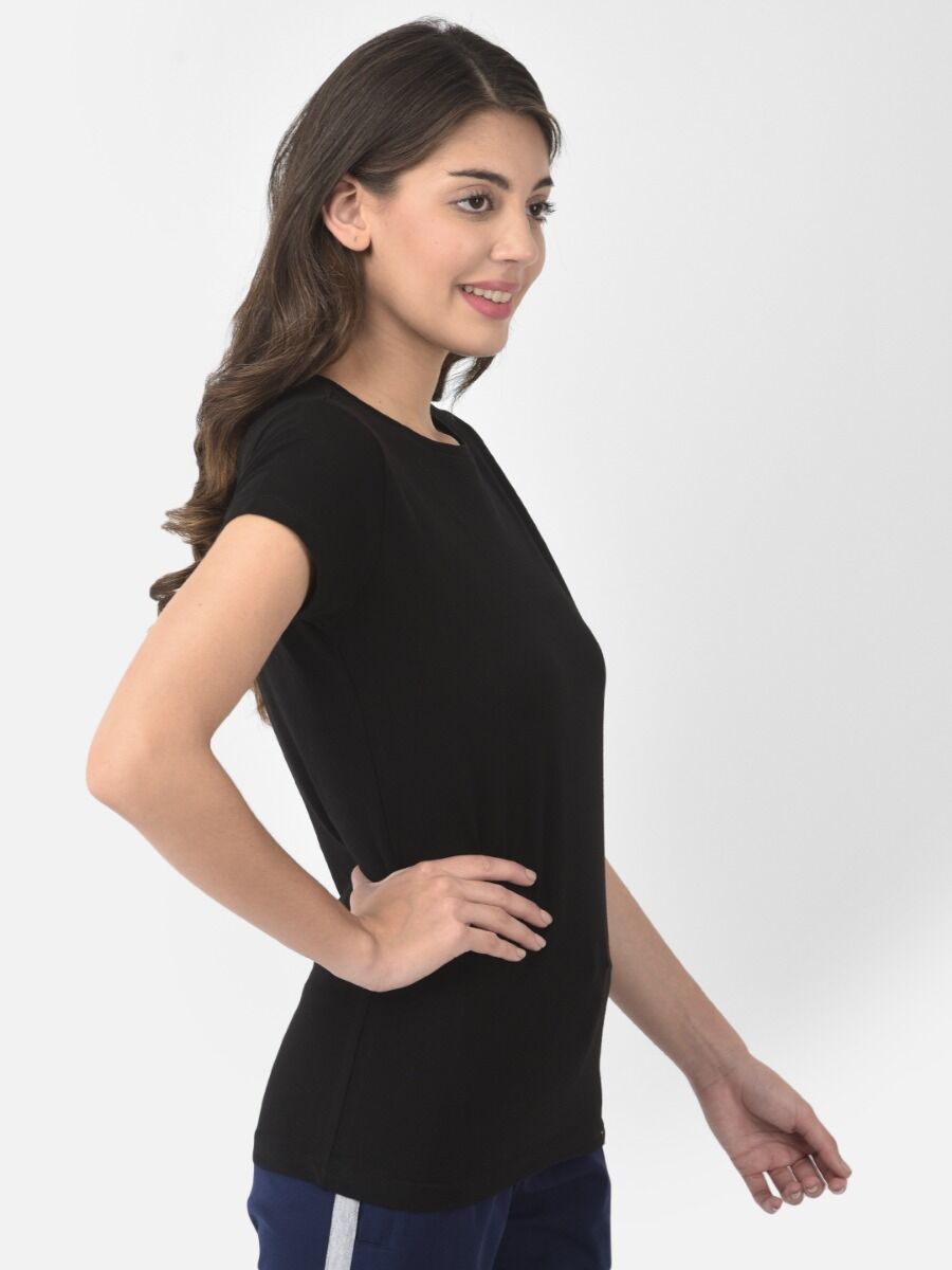 Softline Round Neck Stretch Women's Tees | 95% cotton and 5% spandex | Comfortable and Trendy