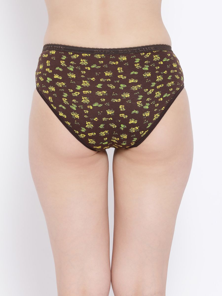 Softline 102 Printed Regular Outer Elastic Panty Assorted Colour Pack Of 1