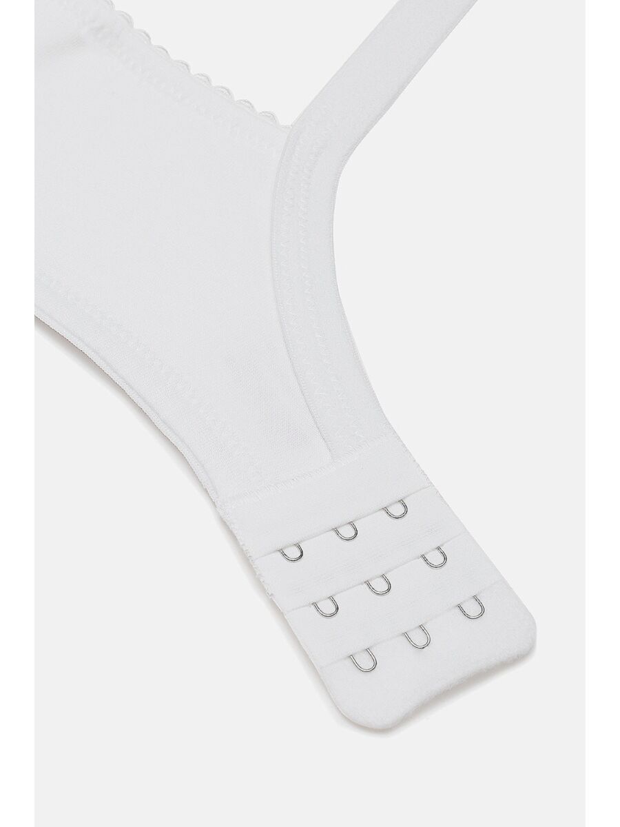 Softline Women's Non Padded Wire Free Bra in Cotton Poly Fabric with Elastic Straps and Hook Closure