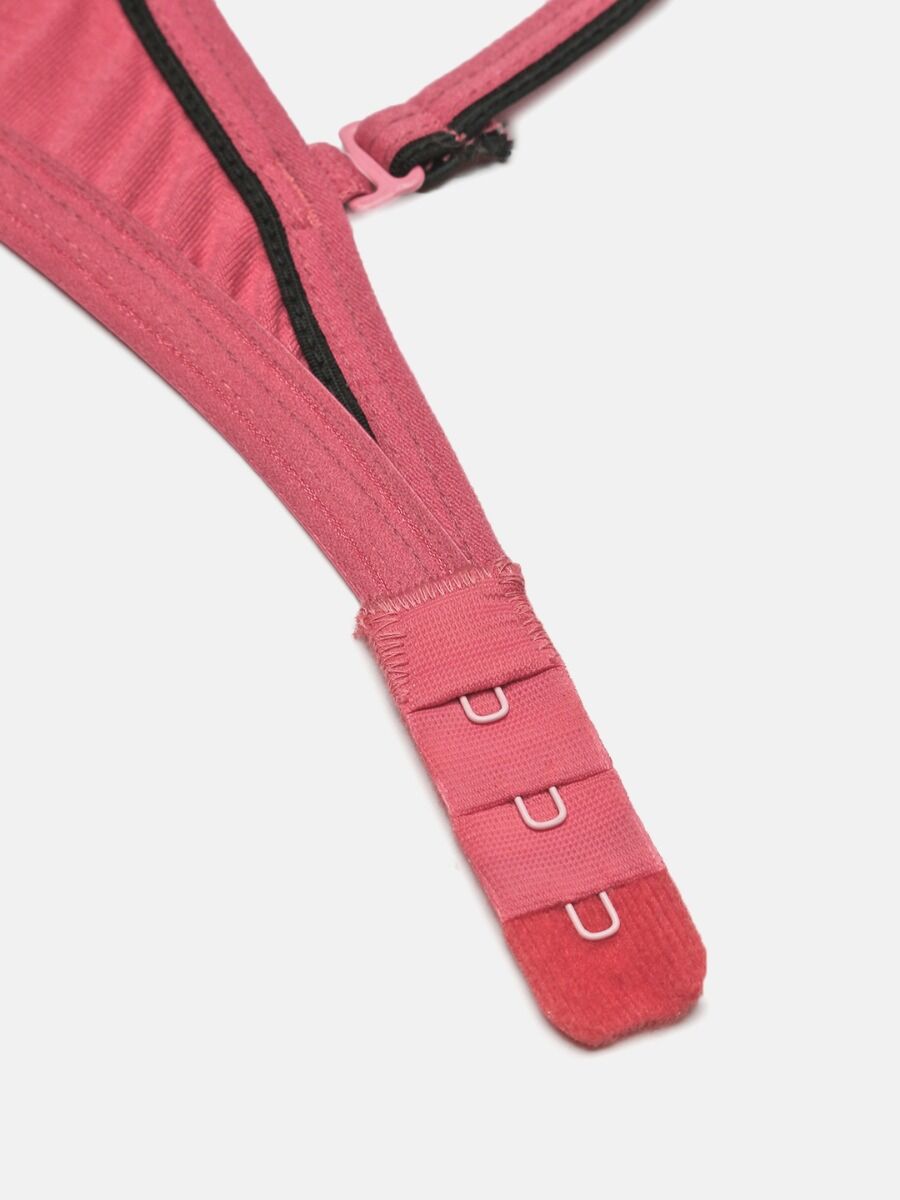 Softline Women's Non Padded Wire Free Bra in Cotton Stretch Fabric with Elastic Straps and Hook Closure