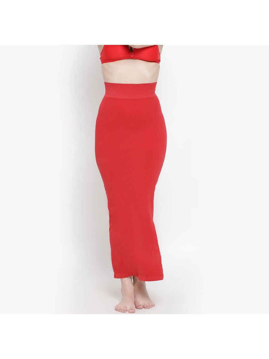 Softline Women's Saree Shapewear in polyamide and Elastane Fabric with an Elastic Waistband and Compressed Thigh Design