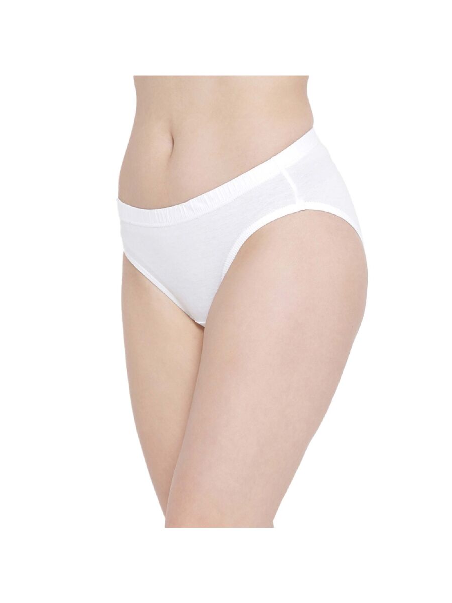 Softline 113 Plain High Rise Inner Elastic Panty Assorted Colour Pack Of 2