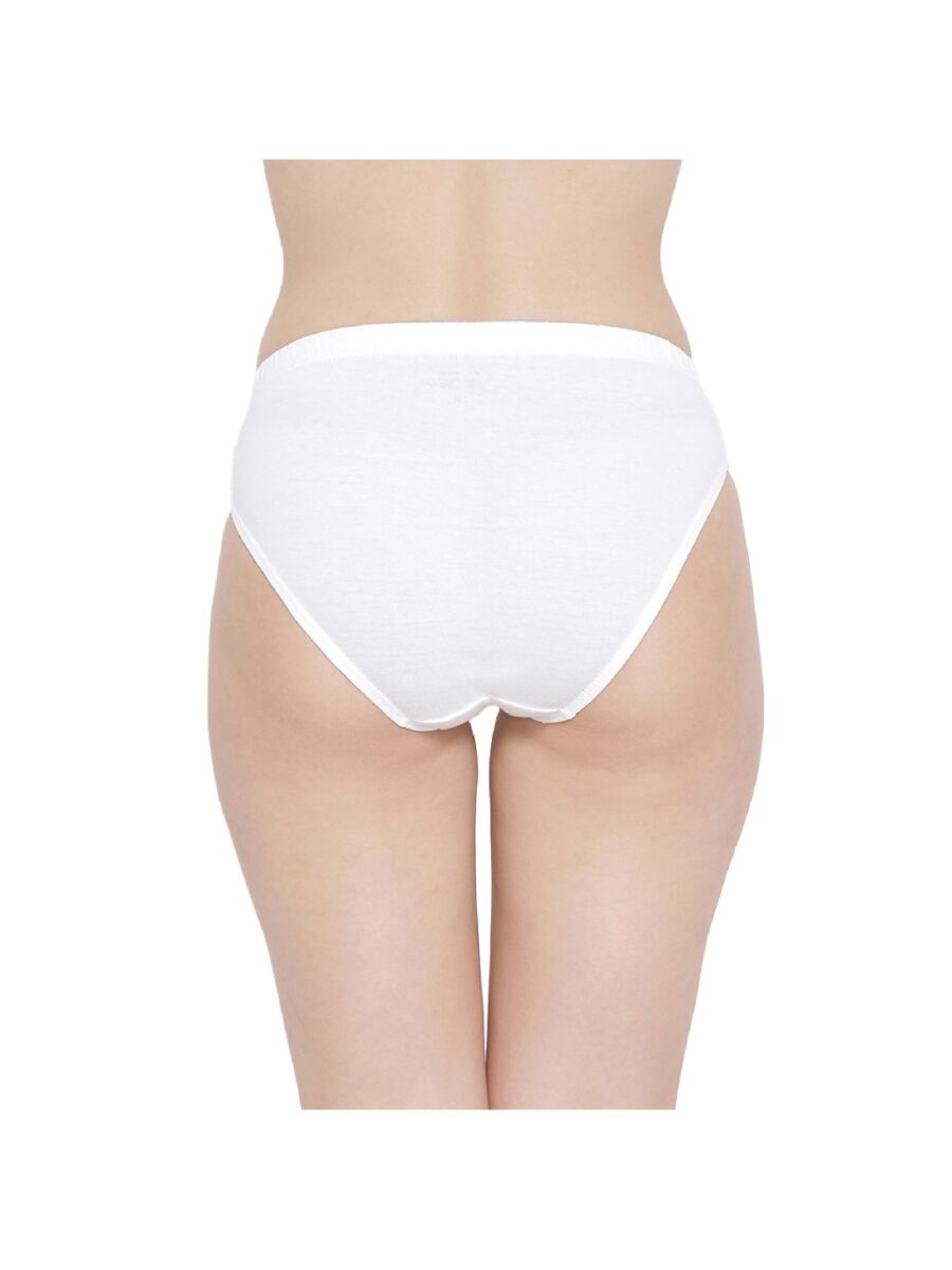 Softline 113 Plain High Rise Inner Elastic Panty Assorted Colour Pack Of 2