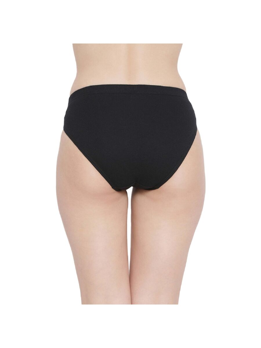 Softline 113 Plain High Rise Inner Elastic Panty Assorted Colour Pack Of 2