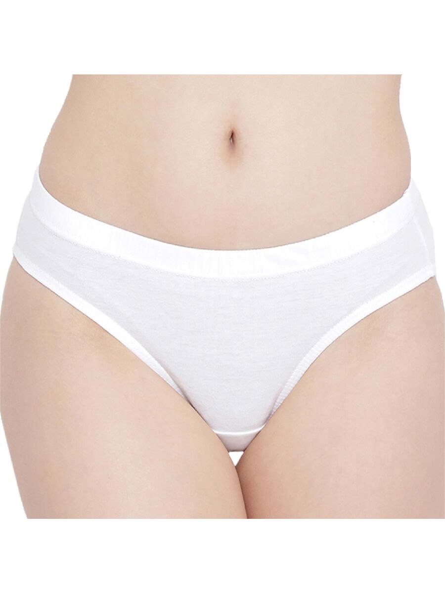 Softline 113 Plain High Rise Inner Elastic Panty Assorted Colour Pack Of 2