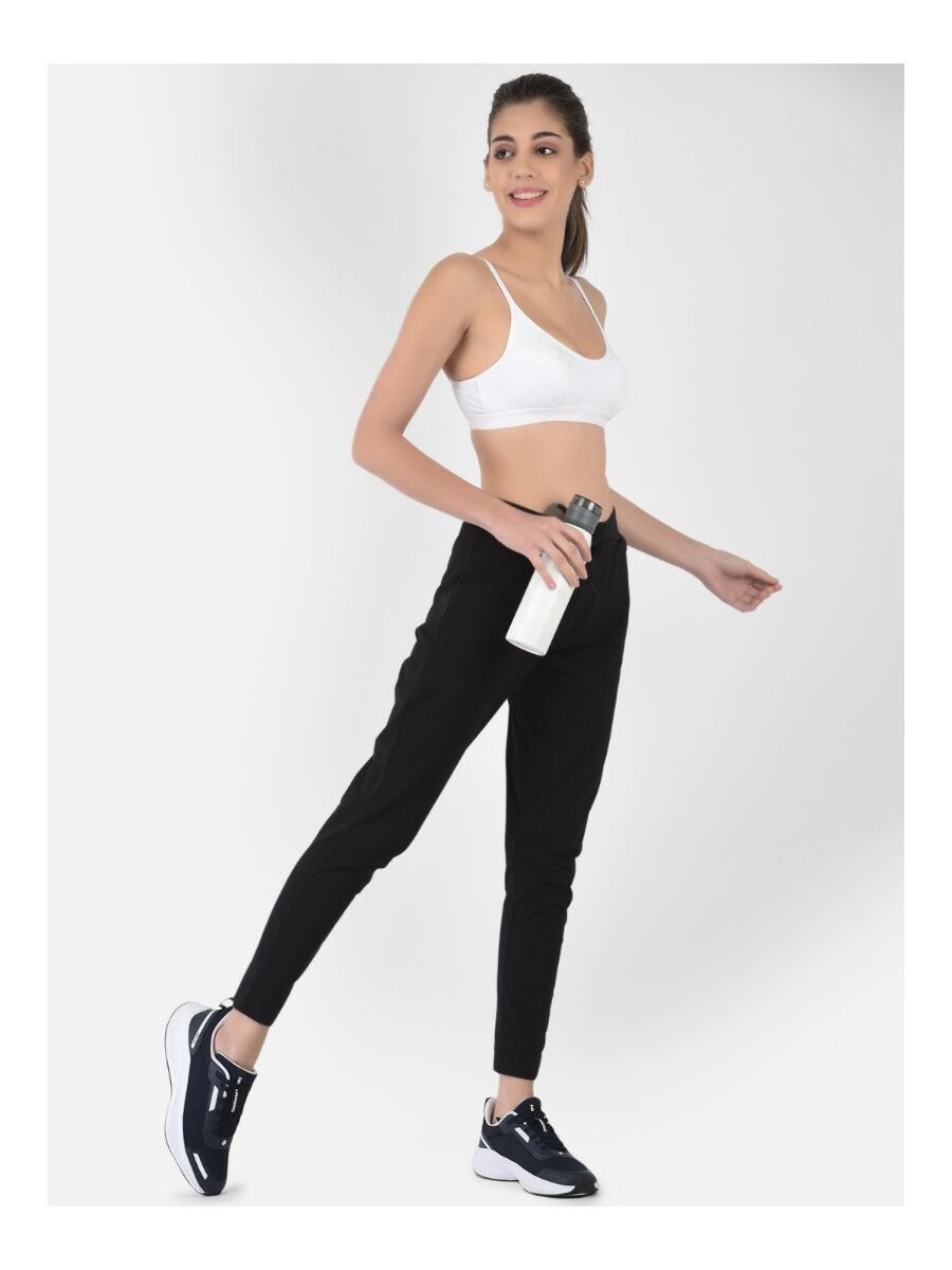 Softline Women's Non Padded Wire Free Sports Bra in 100% Cotton Fabric with Full Cup Coverage, Double Layered Cups, and Slip On Design