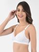 Softline Butterfly 1061 Cotton Chikan Embroidery D-Cup Bra Assorted Colour Pack Of 1