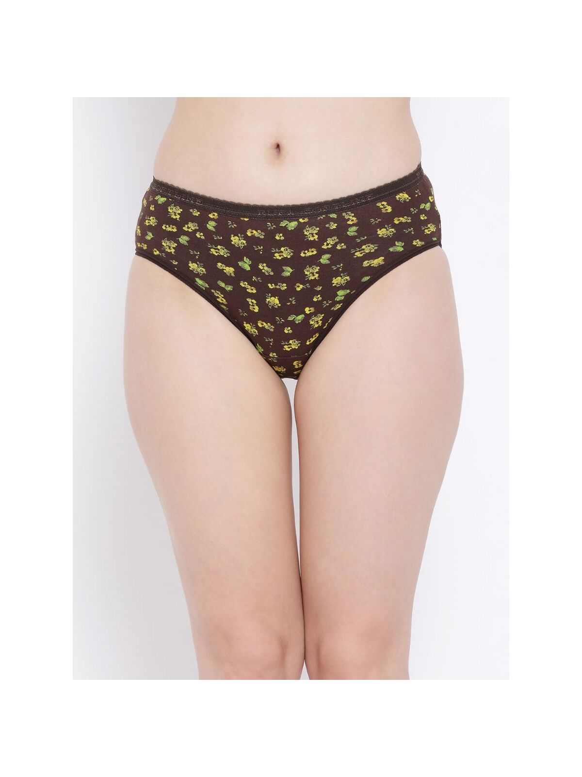 Softline 102 Printed Regular Outer Elastic Panty Assorted Colour Pack Of 1