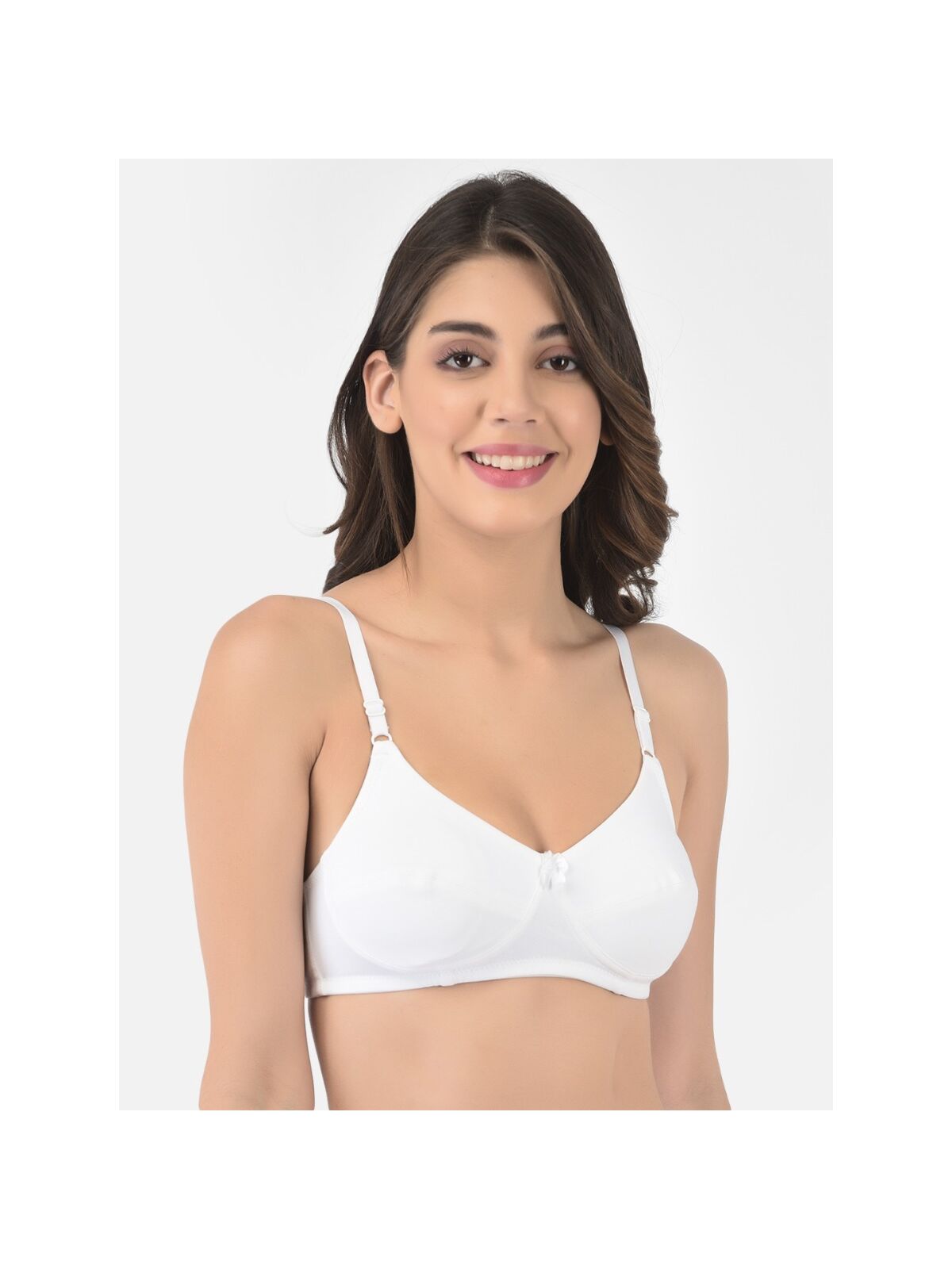 salsation cotton bra タイダイ Racerback bra with contrasting-coloured elastic band Light