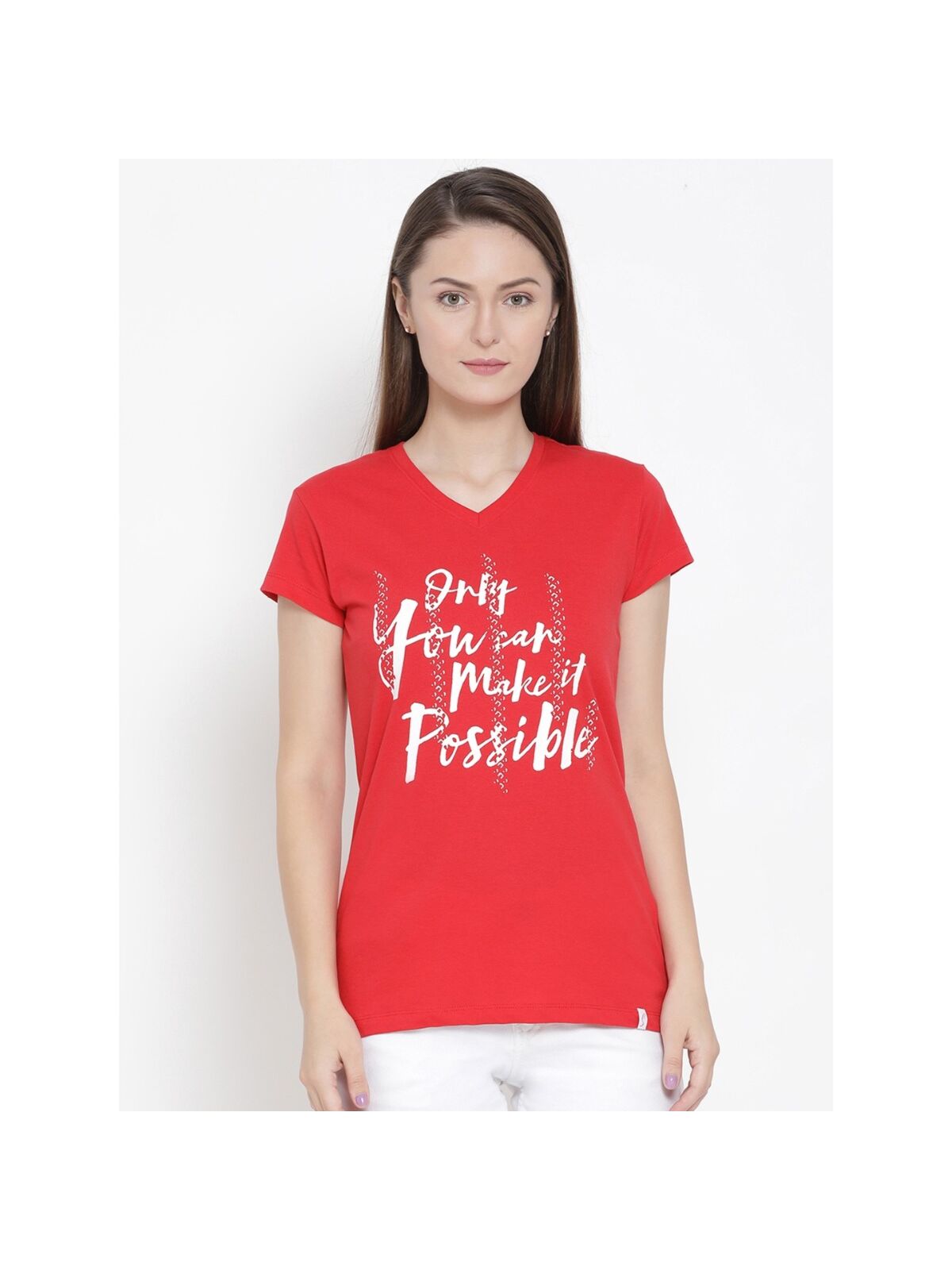 Softline Sl2004 V Neck Tee Assorted Print Pack Of 1