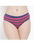Softline 125 Fashionable Stripe Bikini Panty Assorted Colour Pack Of 2