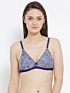 Softline Women's Fancy Non Padded Bra in 100% cotton Fabric with Elastic Straps and Hook Closure