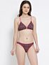 Softline Women's Non Padded Wire Free Bra & Panty Set in 100% Cotton Fabric with Elastic Straps and Hook Closure