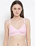 Softline Women's Non Padded Wire Free Bra in Cotton Poly Fabric with Elastic Straps and  Hook Closure