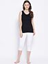 Softline Women's Premium Long Camisole in Cotton Stretch Fabric with Stretchable Broad Shoulder Straps, and Snug Fit