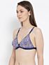 Softline Women's Fancy Non Padded Bra in 100% cotton Fabric with Elastic Straps and Hook Closure