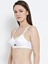 Softline Women's Lightly Padded Wire Free Daily Wear Bra in 100% Cotton Fabric with Cotton Straps and Hook Closure