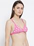 Softline Women's Non Padded Wire Free Bra in 100% Cotton Fabric with Elastic Straps and Hook Closure
