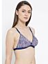 Softline Women's Fancy Non Padded Bra in 100% cotton Fabric with Elastic Straps and Hook Closure