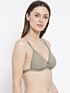 Softline Women's Padded Wire Free T-Shirt Bra in Cotton Poly Fabric with Elastic Straps and Hook Closure