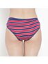 Softline 125 Fashionable Stripe Bikini Panty Assorted Colour Pack Of 2
