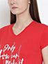 Softline Sl2004 V Neck Tee Assorted Print Pack Of 1