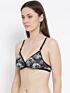 Softline Women's Padded Wire free T-Shirt Bra in 100% Cotton Fabric with Elastic Straps and Hook Closure