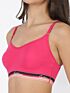 Softline Women's Non Padded Wire Free Bra in Cotton Poly Fabric with Elastic Straps and Slip On Style 