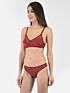 Softline Women's Non Padded Wire Free Bridal Bra & Panty Set in Nylon Spandex Fabric with Straight Back, Elastic Straps, and Hook Closure